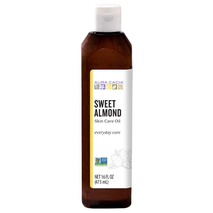 Aura Cacia Everyday Care Sweet Almond Skin Care Oil 16 fl oz - supplemynts.com