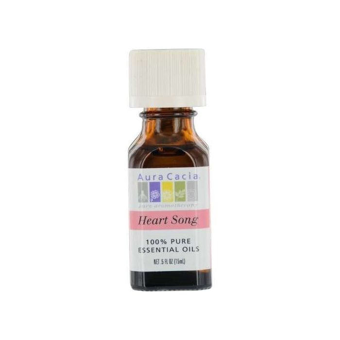 Aura Cacia Heart Song 0.5 oz Pure Essential Oil Blend Organic - supplemynts.com