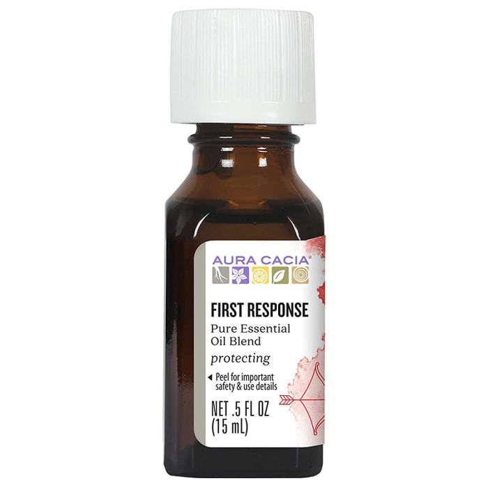 Aura Cacia Protecting First Response Pure Essential Oil 0.5 fl oz - supplemynts.com