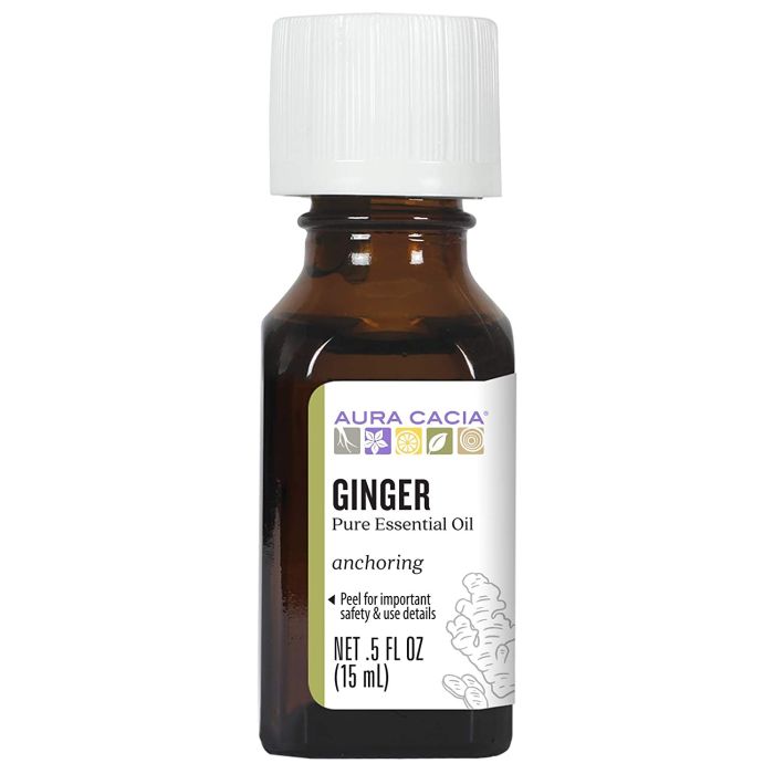 Aura Cacia Pure Essential Oil Anchoring Ginger 0.5 fl oz - supplemynts.com