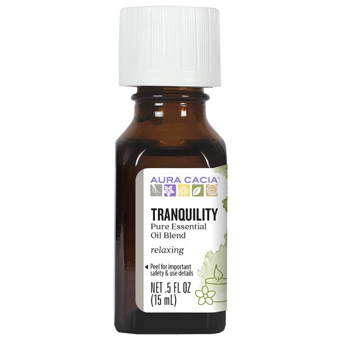 Aura Cacia Pure Essential Oil Blend Tranquility 0.5 oz Cruelty-free - supplemynts.com