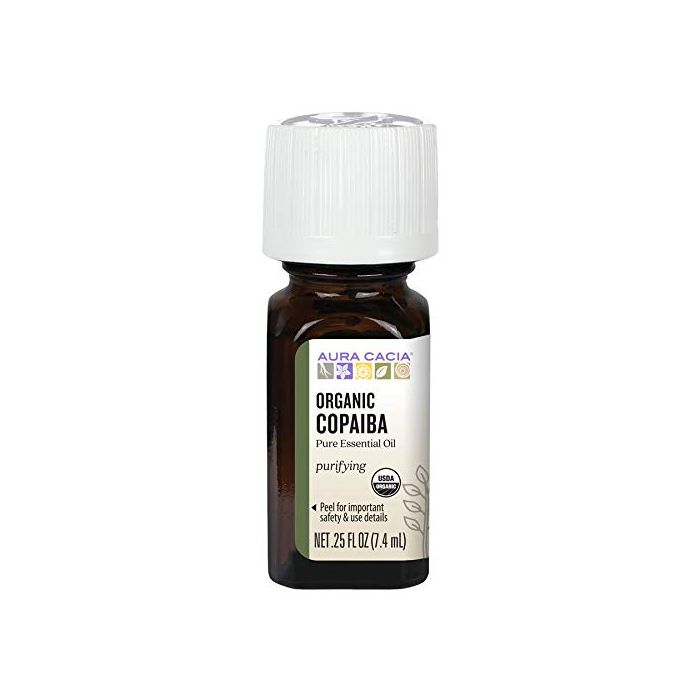Aura Cacia Purifying Copaiba Pure Essential Oil 0.25 fl oz - supplemynts.com