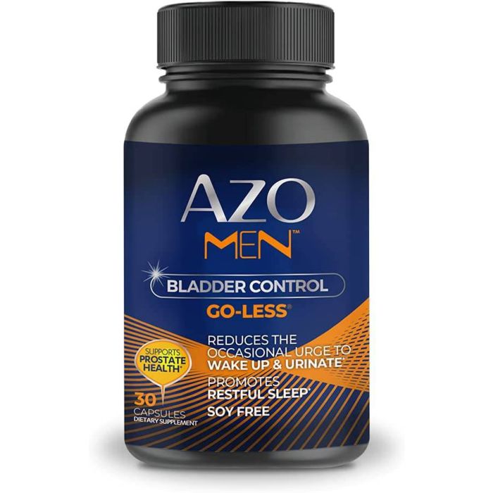 Azo Men Go Less Bladder Control Prostate Health 30 Caps Supplement - supplemynts.com