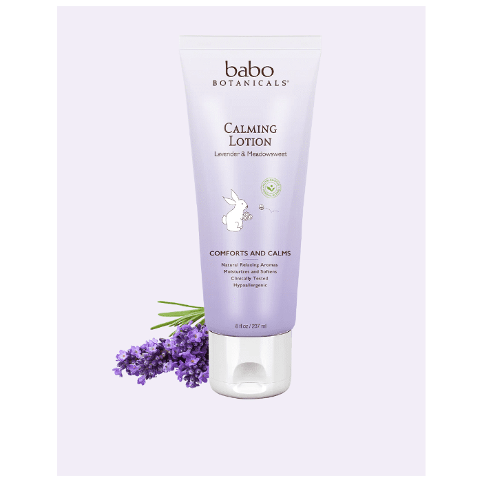 Babo Botanicals Calming Lavender Body Lotion 8 Oz Plant Based - supplemynts.com