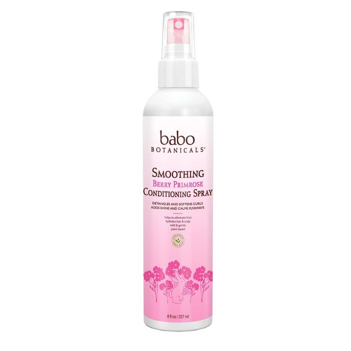 Babo Botanicals Smoothing Berry Primrose Conditioning Spray 8 Oz - supplemynts.com