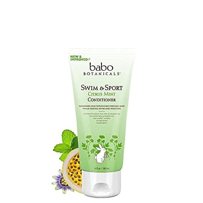 Babo Botanicals Swim Sport Citrus Mint Passion Fruit Conditioner 6 Oz - supplemynts.com