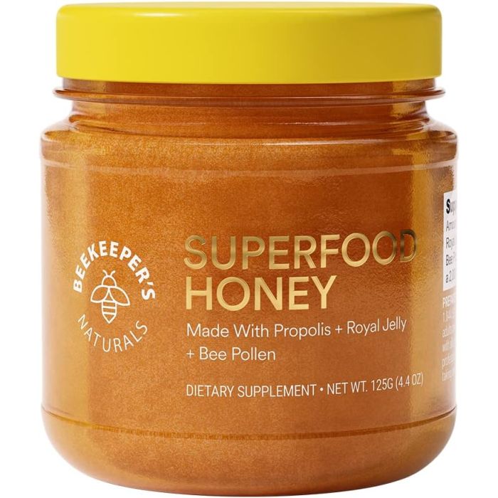 Beekeepers Naturals Superfood Honey Propolis Royal Jelly Pollen - supplemynts.com