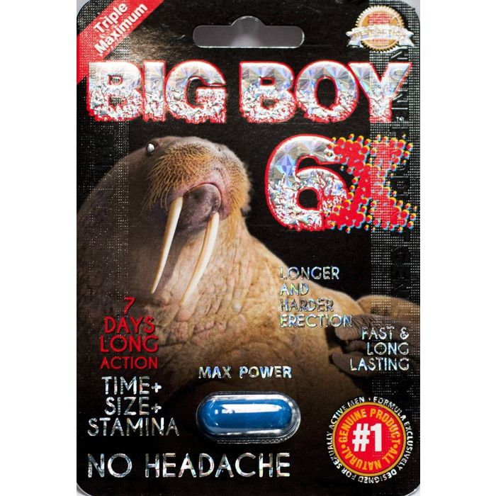 Big Boy 6x Max Power 7 Days Enhancement For Men 1 Pill - supplemynts.com