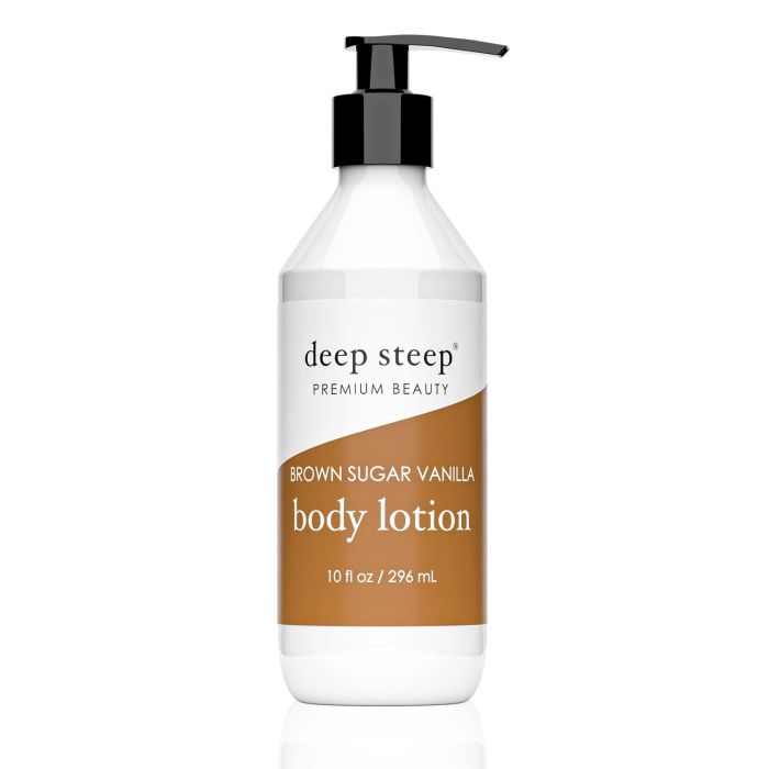 Brown Sugar Vanilla Body Lotion 10 Oz Gluten Free Vegan Deep Steep - supplemynts.com