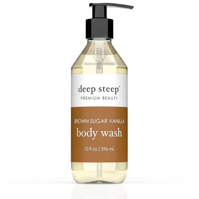 Brown Sugar Vanilla Body Wash 10oz Deep Steep Vegan Cruelty Free - supplemynts.com