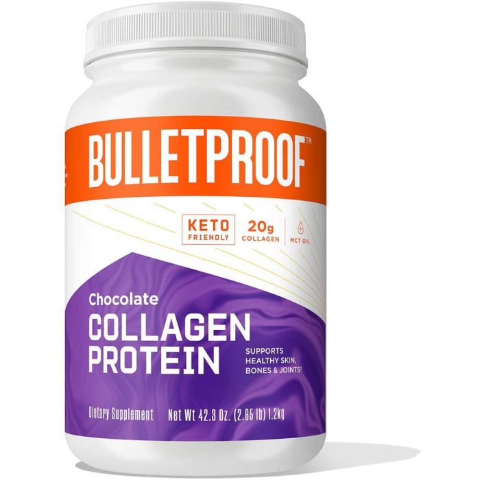 Bulletproof Keto Friendly Collagen Protein Powder Chocolate 42.3 Oz - supplemynts.com