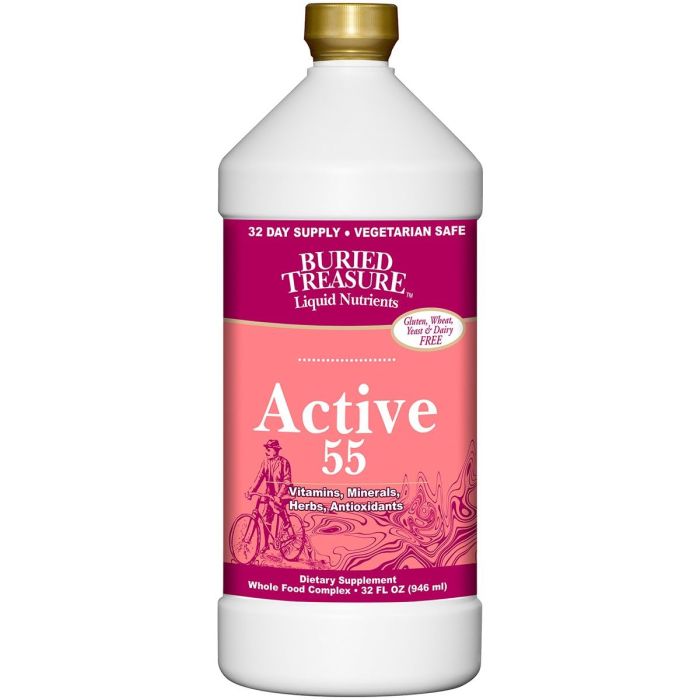 Buried Treasure Active 55 Daily Liquid Supplement 32 Oz Vitamins - supplemynts.com