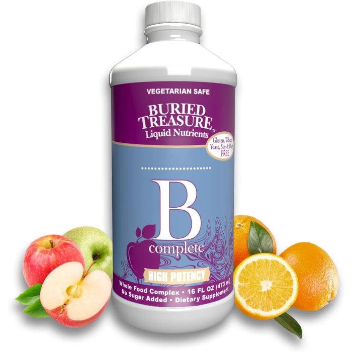 Buried Treasure B Complete High Potency Liquid Supplement 16 Oz - supplemynts.com