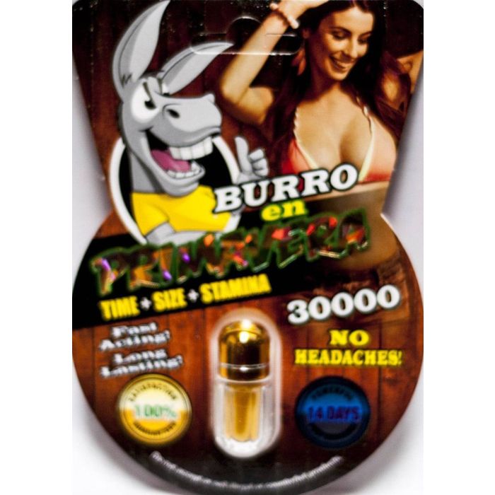 Burro En Primavera 30000 Male Sexual Enhancer Gold Pill - supplemynts.com