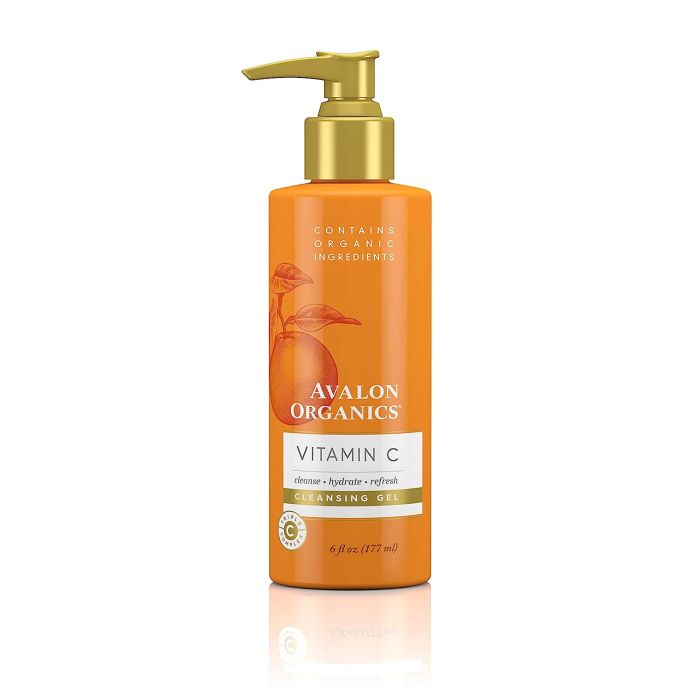 Cleansing Gel Vitamin C 6 Oz Avalon Organics Dermatologist Tested - supplemynts.com