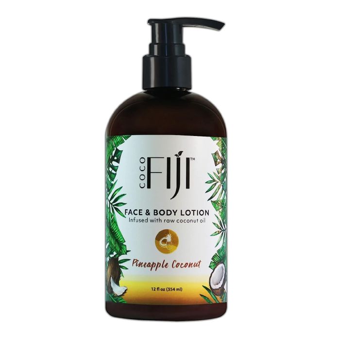 Coco Fiji Coconut Oil Infused Face Body Lotion Pineapple Coconut 12 Oz - supplemynts.com