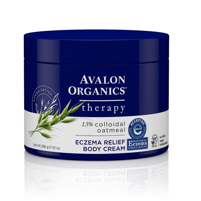 Colloidal Oatmeal Eczema Relief Body Cream 10 Oz Avalon Organics - supplemynts.com