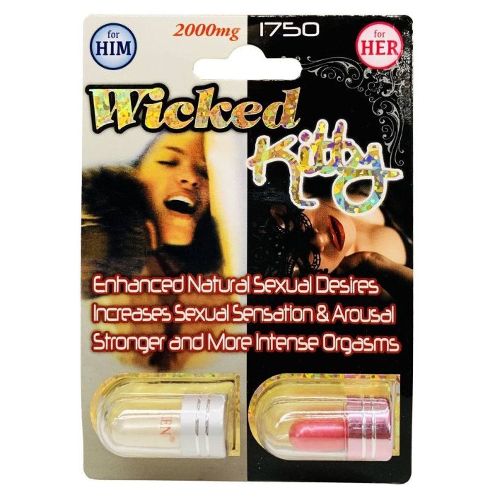Couples Package Wicked 2000 For Him Kitty 1750 For Her Enhancer Pill - supplemynts.com