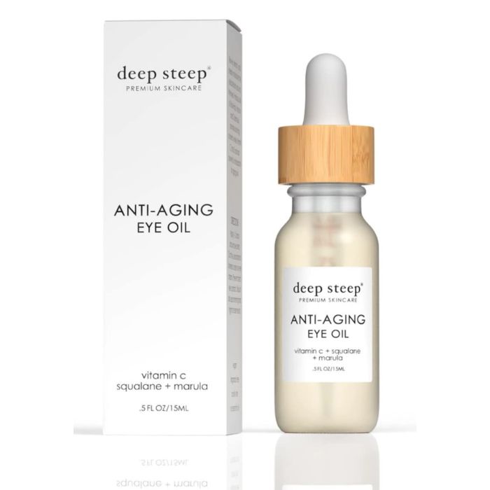 Deep Steep Anti Aging Eye Oil 0.5 Oz Fragrance Free Skin Care - supplemynts.com