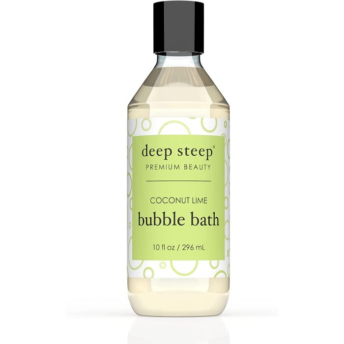 Deep Steep Coconut Lime Bubble Bath Vegan Alcohol Free - supplemynts.com