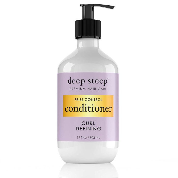 Deep Steep Curl Defining Conditioner 17 Oz Frizz Control Vegan - supplemynts.com