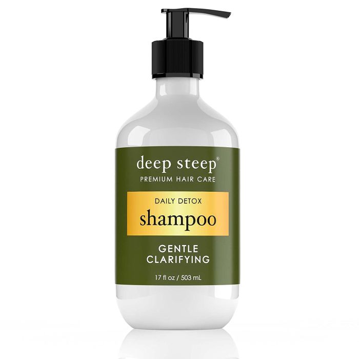 Deep Steep Gentle Clarifying Shampoo Daily Detox Vegan 17 Oz - supplemynts.com