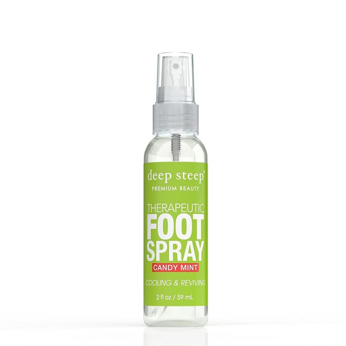 Deep Steep Premium Beauty Candy Mint Therapeutic Foot Spray 2 Oz - supplemynts.com