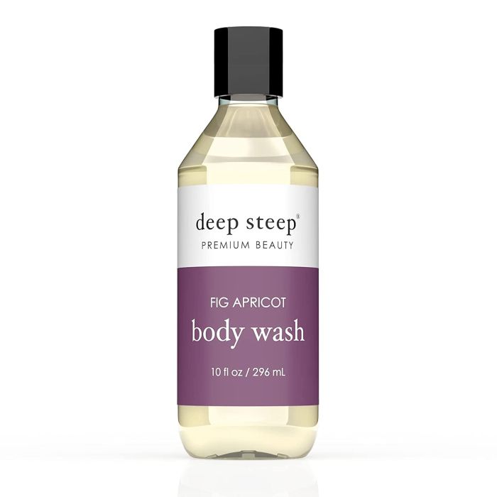 Deep Steep Premium Beauty Fig Apricot Body Wash 17 Oz Vegan - supplemynts.com