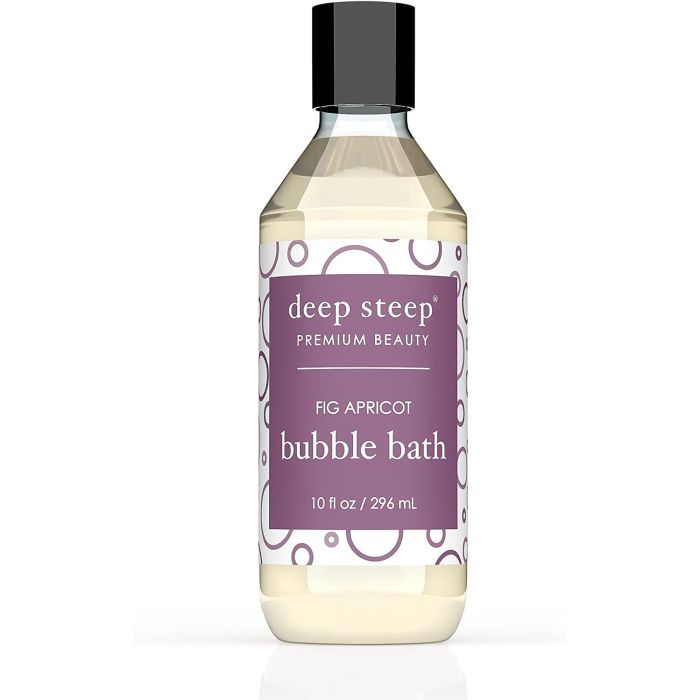 Deep Steep Premium Beauty Fig Apricot Bubble Bath Vegan Cruelty Free - supplemynts.com