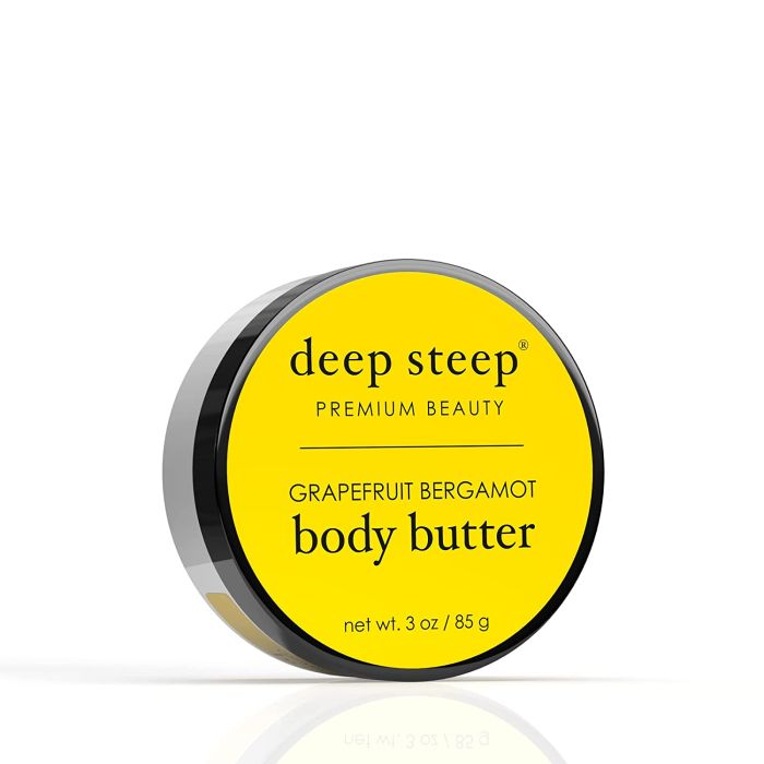 Deep Steep Premium Beauty Grapefruit Bergamot Body Butter Vegan - supplemynts.com