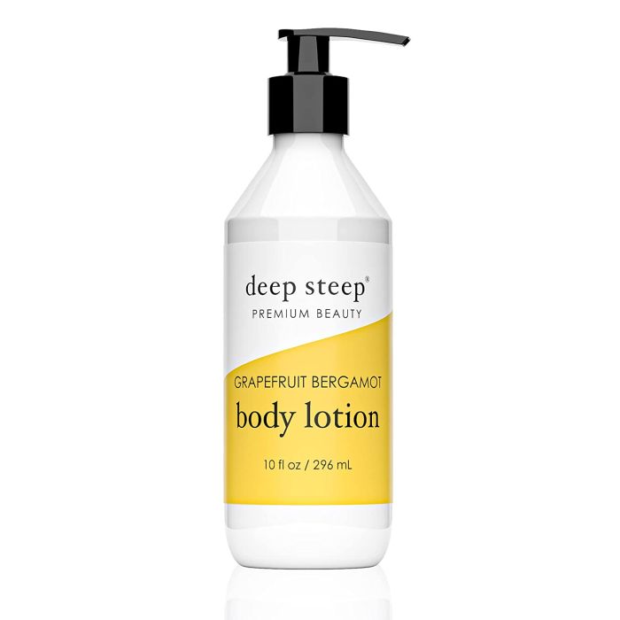 Deep Steep Premium Beauty Grapefruit Bergamot Body Lotion 10 Oz - supplemynts.com