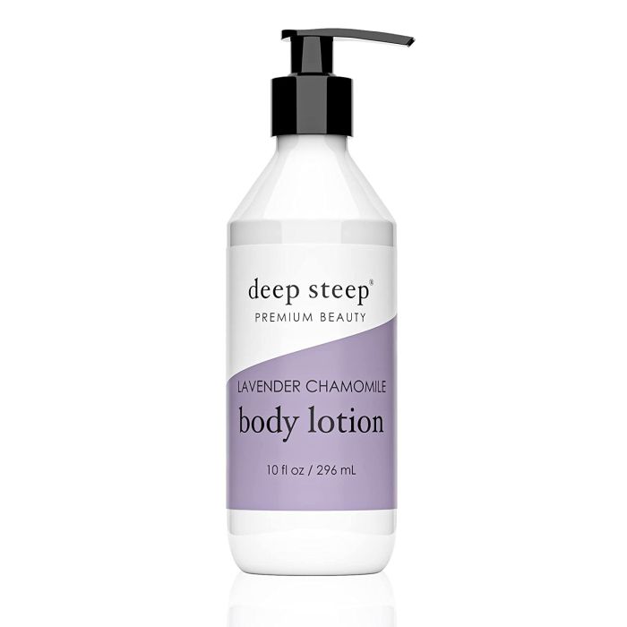 Deep Steep Premium Beauty Lavender Chamomile Body Lotion 10 Oz - supplemynts.com