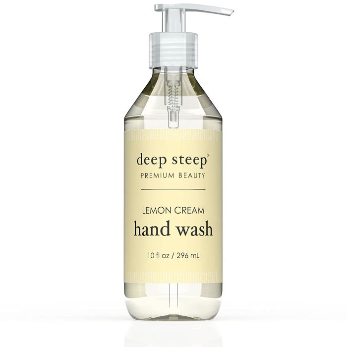 Deep Steep Premium Beauty Lemon Cream Liquid Vegan Hand Wash - supplemynts.com