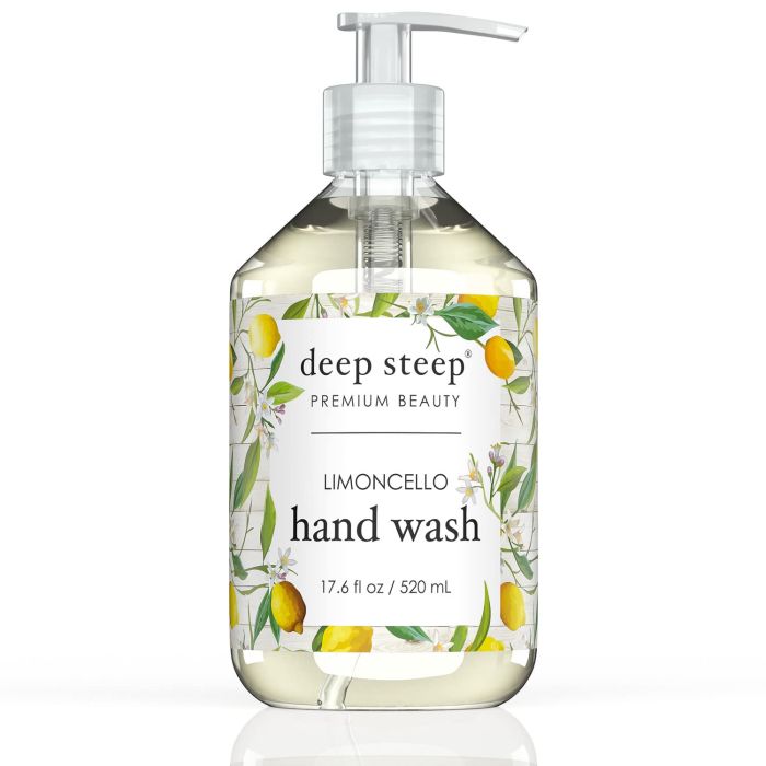Deep Steep Premium Beauty Limoncello Liquid Hand Wash 17.6 Oz Vegan - supplemynts.com