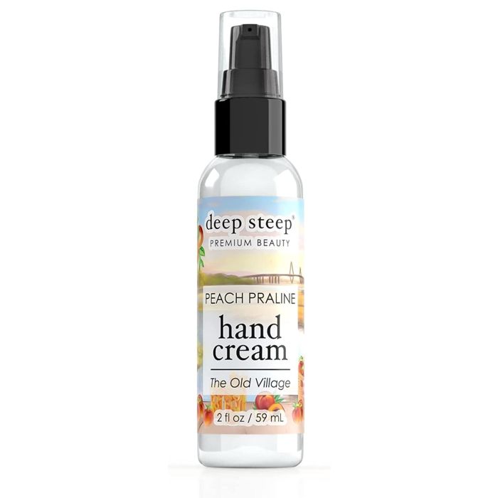 Deep Steep Premium Beauty Peach Praline Hand Cream 2 Oz Vegan - supplemynts.com