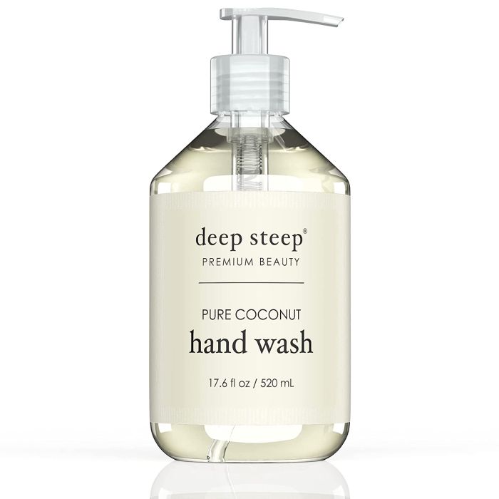 Deep Steep Premium Beauty Pure Coconut Hand Wash 17.6 Oz Vegan - supplemynts.com