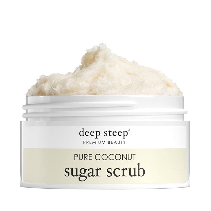 Deep Steep Premium Beauty Pure Coconut Vegan Sugar Scrub 8 Oz - supplemynts.com