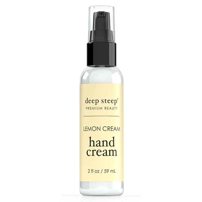 Deep Steep Premium Beauty Vegan Lemon Cream Hand Cream 2 Oz - supplemynts.com