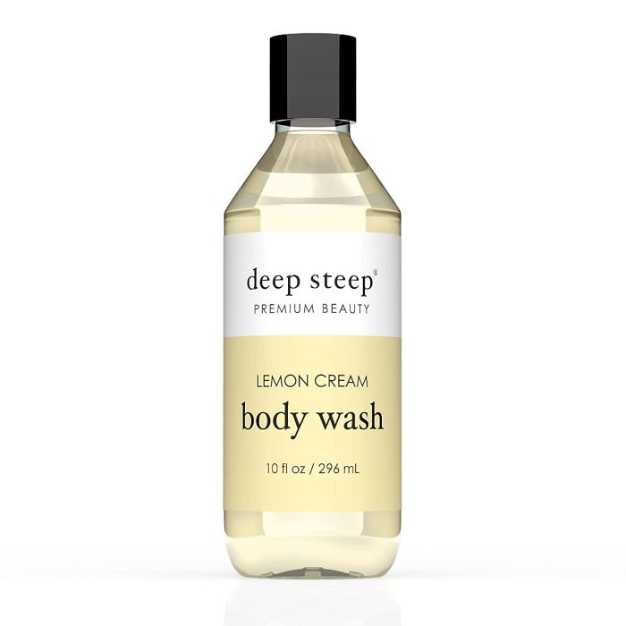 Deep Steep Premium Beauty Vegan Liquid Lemon Cream Body Wash - supplemynts.com