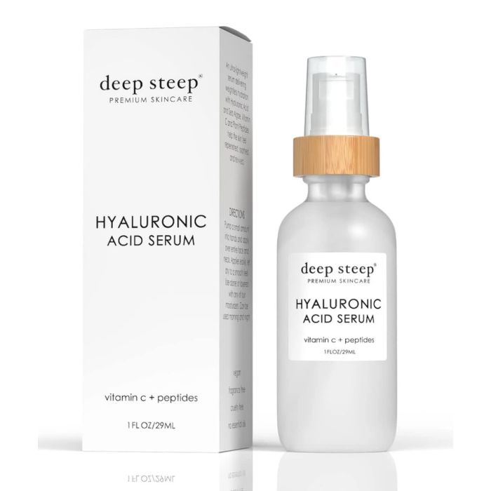 Deep Steep Premium Skincare Fragrance Free Hyaluronic Acid Serum 1 Oz - supplemynts.com