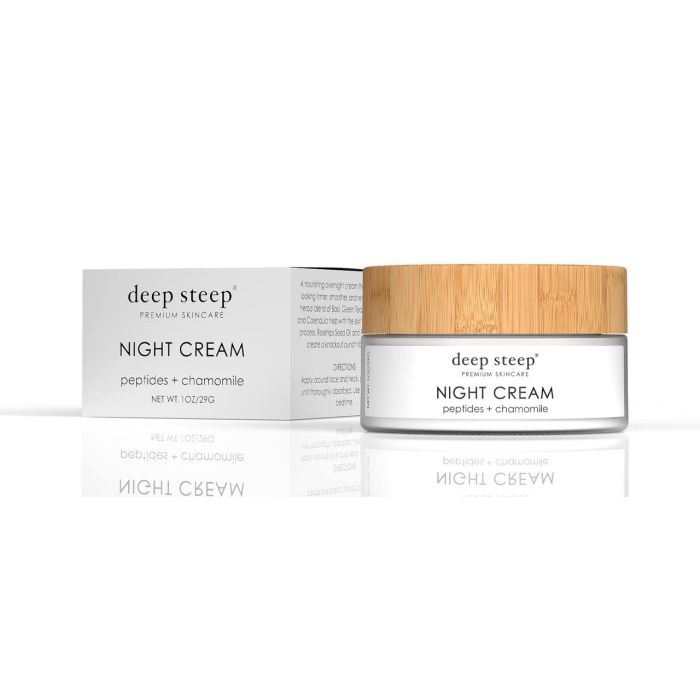 Deep Steep Premium Skincare Fragrance Free Night Cream 1 Oz Vegan - supplemynts.com