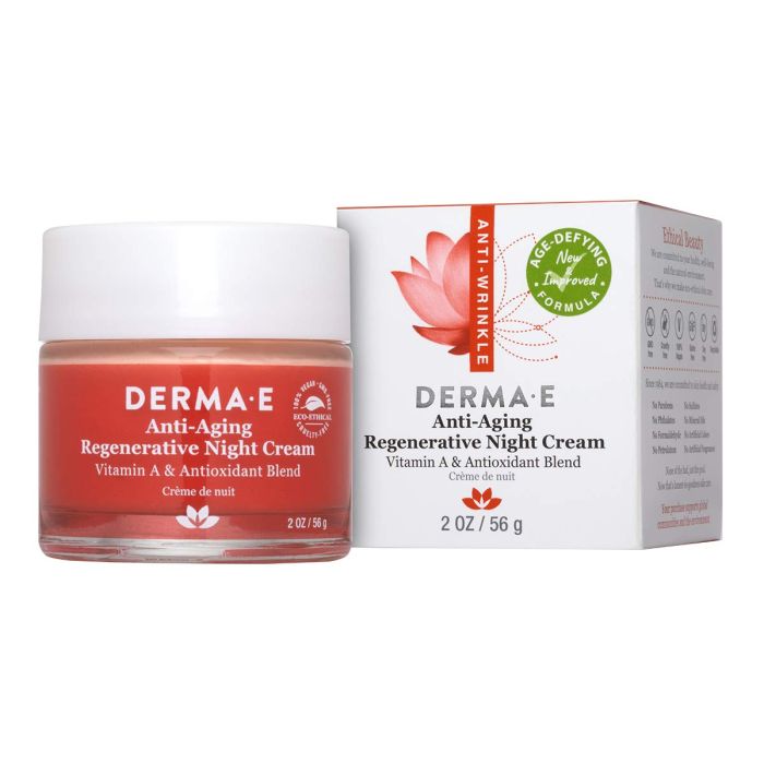 Derma E Anti Aging Regenerative Night Cream Vegan 2 Oz Firming - supplemynts.com
