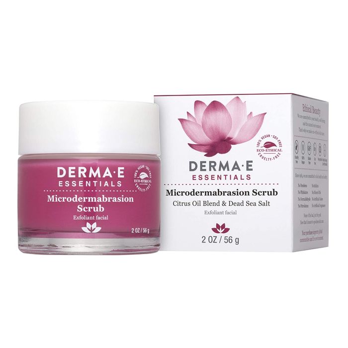 Derma E Essentials Microdermabrasion Scrub 2 Oz Citrus Oil Blend - supplemynts.com