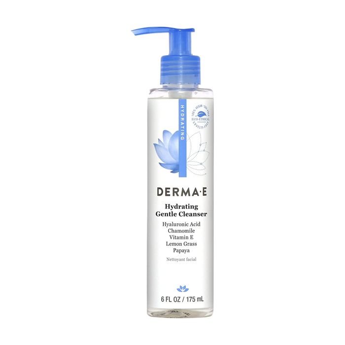 Derma E Hydrating Gentle Cleanser 6 Oz Vegan Hyaluronic Acid - supplemynts.com