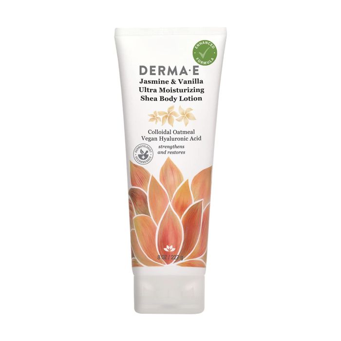 Derma E Jasmine Vanilla Ultra Moisturizing Shea Body Lotion 8 Oz - supplemynts.com
