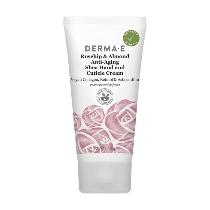Derma E Rosehip Almond Anti Aging Shea Hand Cuticle Cream 2 Oz Vegan - supplemynts.com