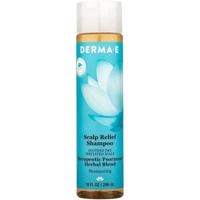 Derma E Scalp Relief Shampoo Psorzema Herbal Blend 10 Oz Vegan - supplemynts.com