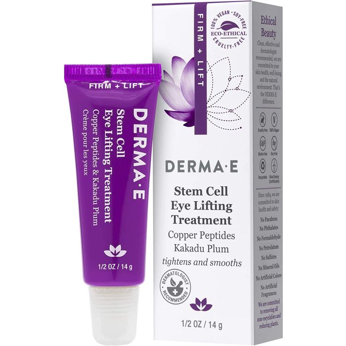 Derma E Stem Cell Eye Lifting Treatment Copper Peptides Vegan - supplemynts.com