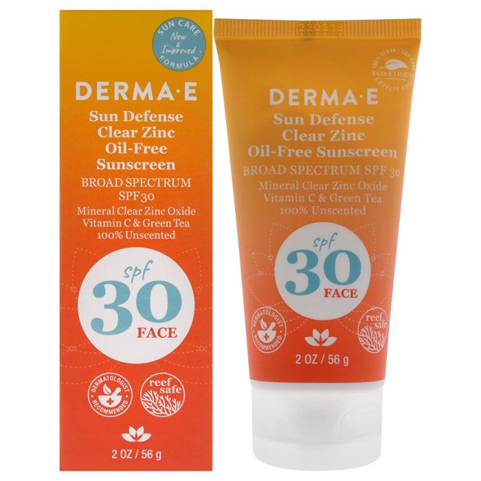 Derma E Sun Defense 30 SPF Fragrance Free Sunscreen Vegan - supplemynts.com
