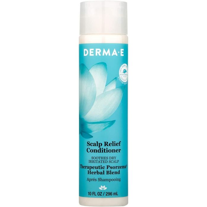 Derma E Vegan Scalp Relief Conditioner Psorzema Herbal Blend 10 Oz - supplemynts.com